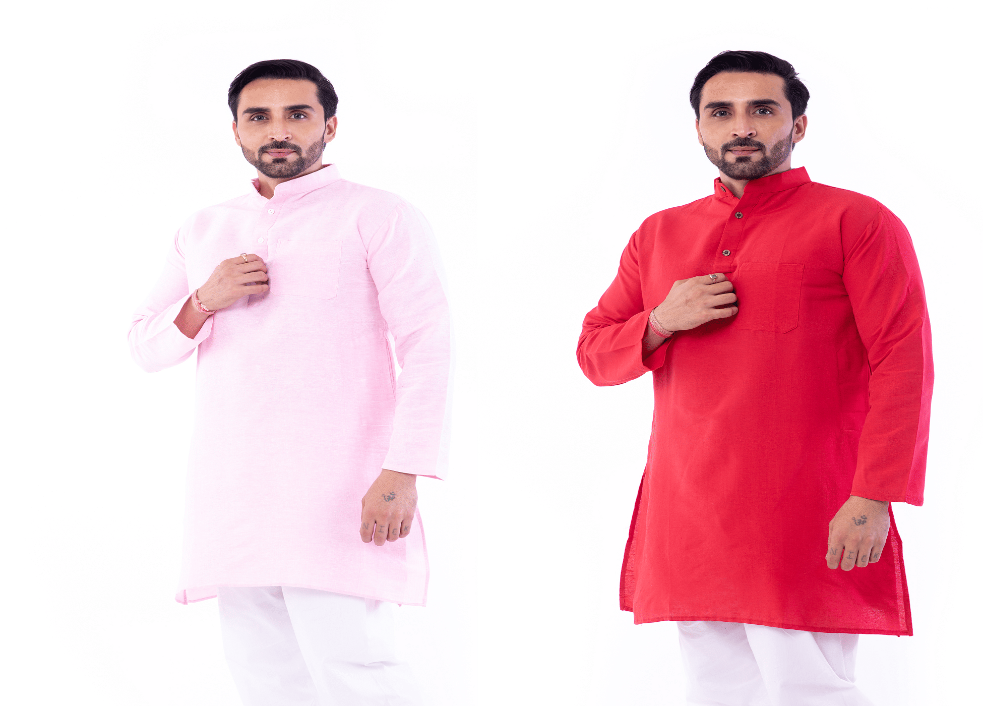 DESHBANDHU DBK Multi Cotton Kurta Pack of 2 - Kurtas & Kurta Sets | Buy online on ZillyBuy