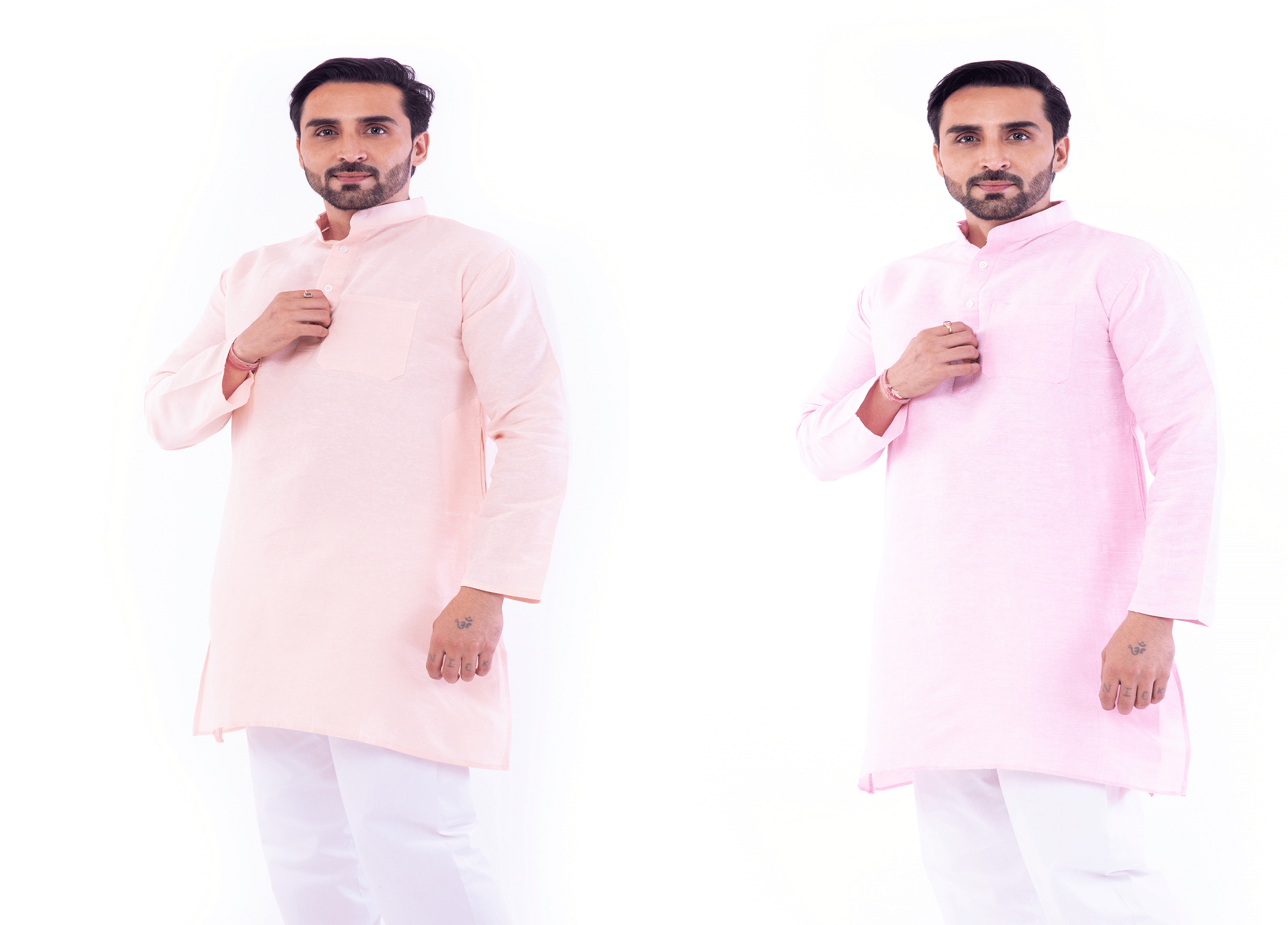 DESHBANDHU DBK Multi Cotton Kurta Pack of 2 - Kurtas & Kurta Sets | Buy online on ZillyBuy