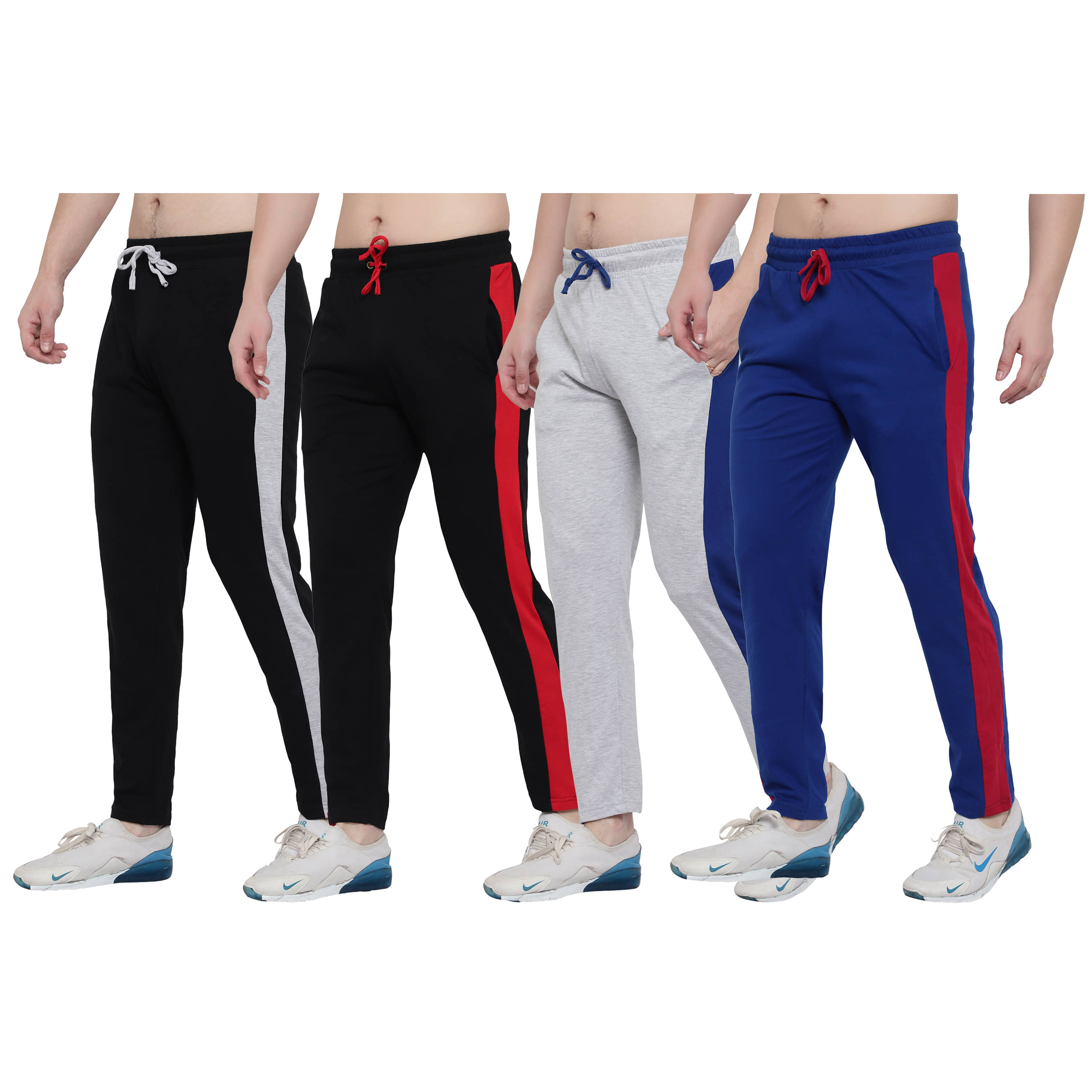 DIAZ Cotton Trackpants/Trousers For Men Pack of 4 DIAZ Cotton Trackpants/Trousers For Men Pack of 4
