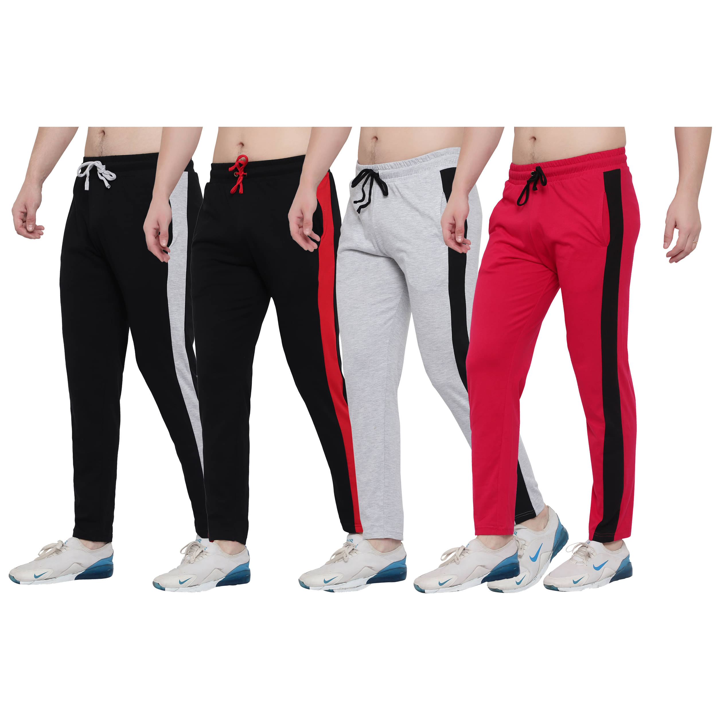 DIAZ Cotton Trackpants/Trousers For Men Pack of 4 DIAZ Cotton Trackpants/Trousers For Men Pack of 4