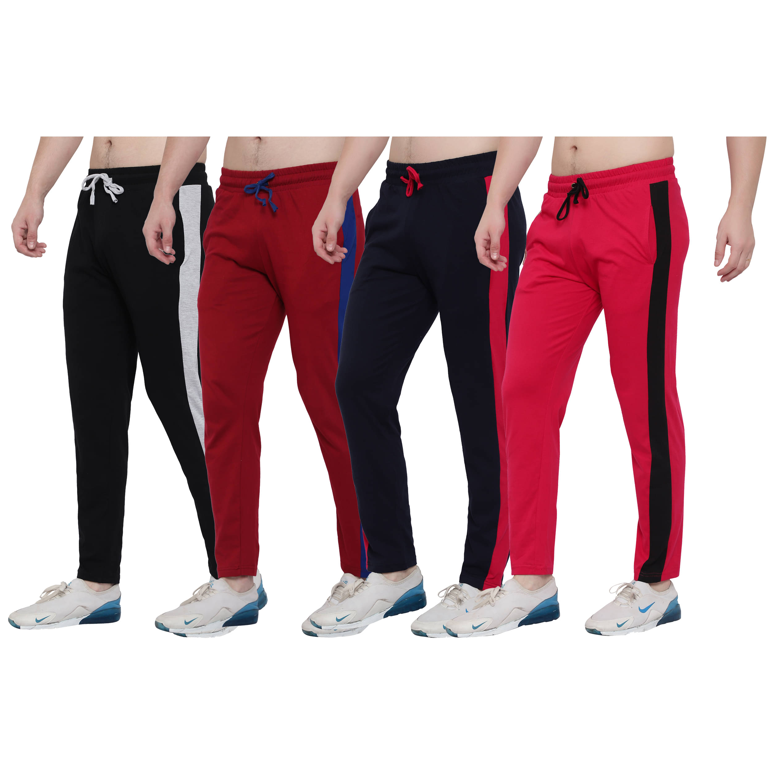 DIAZ Cotton Trackpants/Trousers For Men Pack of 4 DIAZ Cotton Trackpants/Trousers For Men Pack of 4