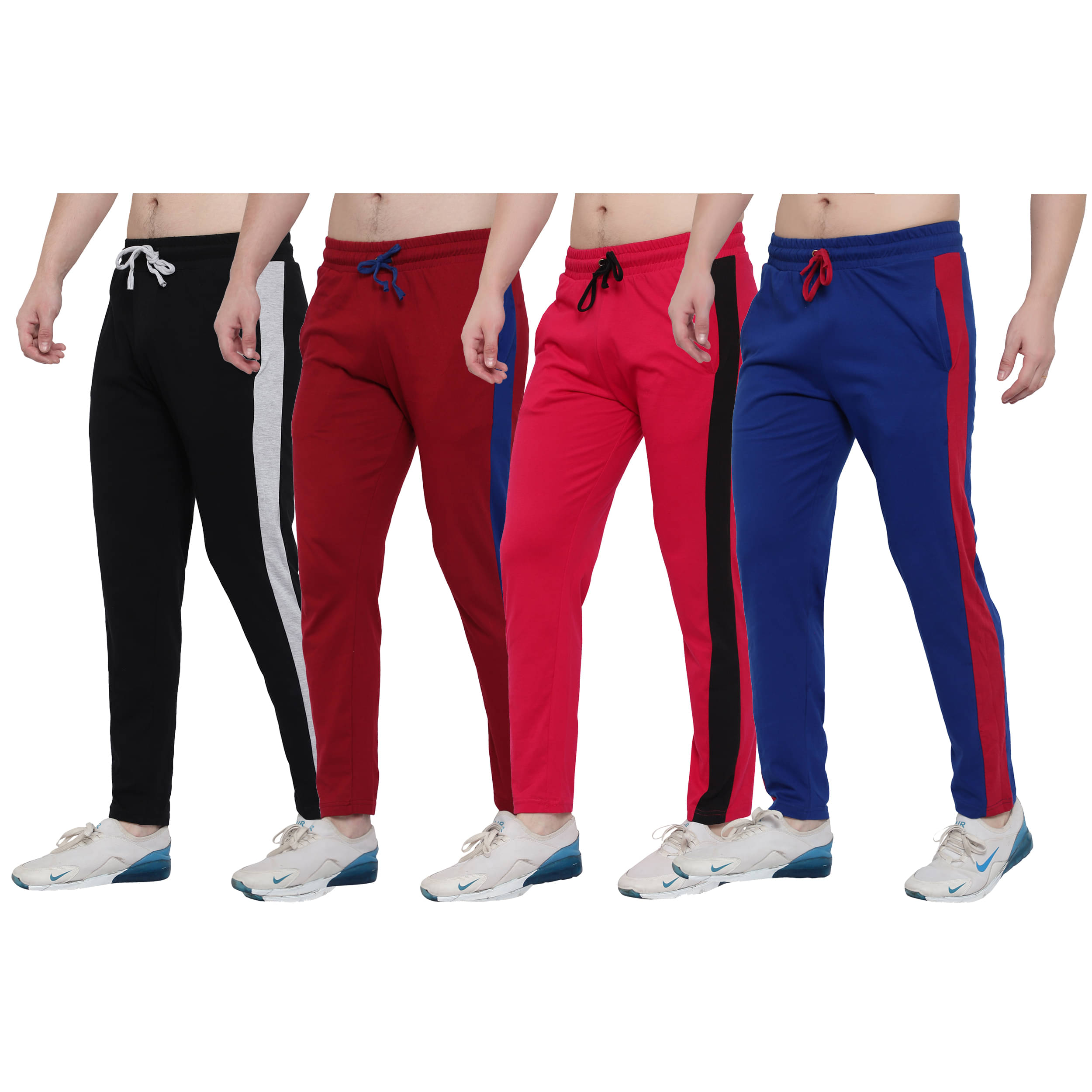     			DIAZ Cotton Trackpants/Trousers For Men Pack of 4