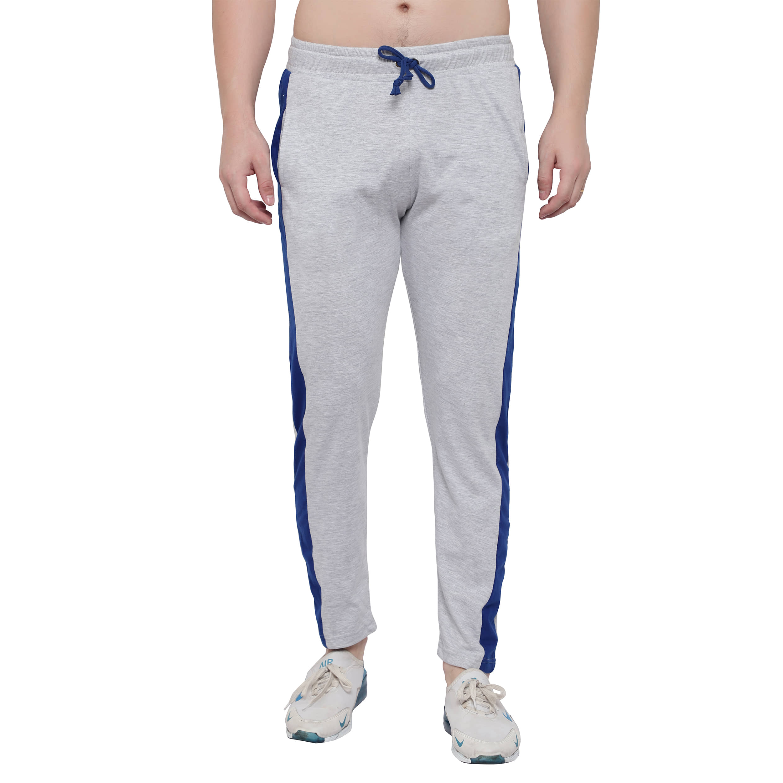 Diaz - Light Grey Cotton Men's Sports Trackpants ( Pack of 1 ) - Track Pants | Buy online on ZillyBuy