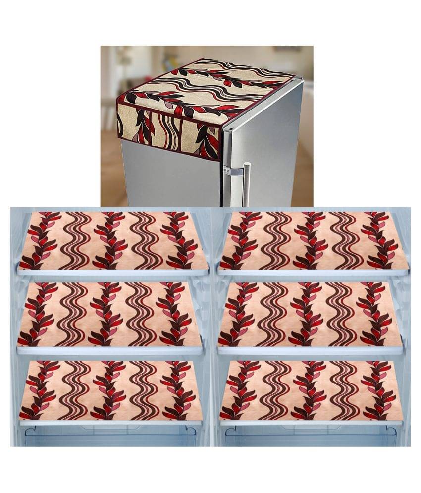 E-Retailer - Multicolor PVC Fridge Top Cover (Pack of 7) E-Retailer - Multicolor PVC Fridge Top Cover (Pack of 7)