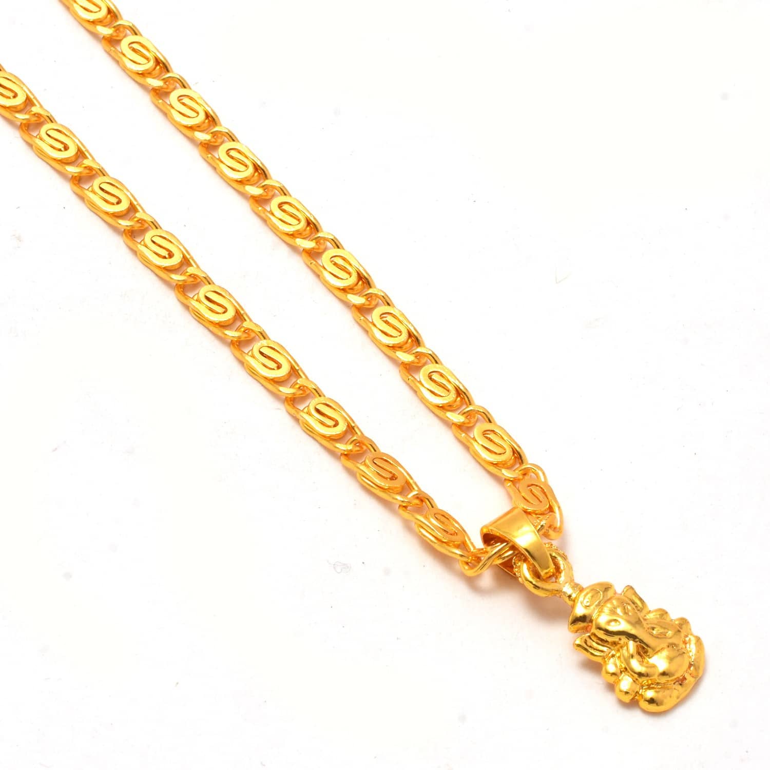 Jewar Mandi Golden Pendant ( Pack of 1 )