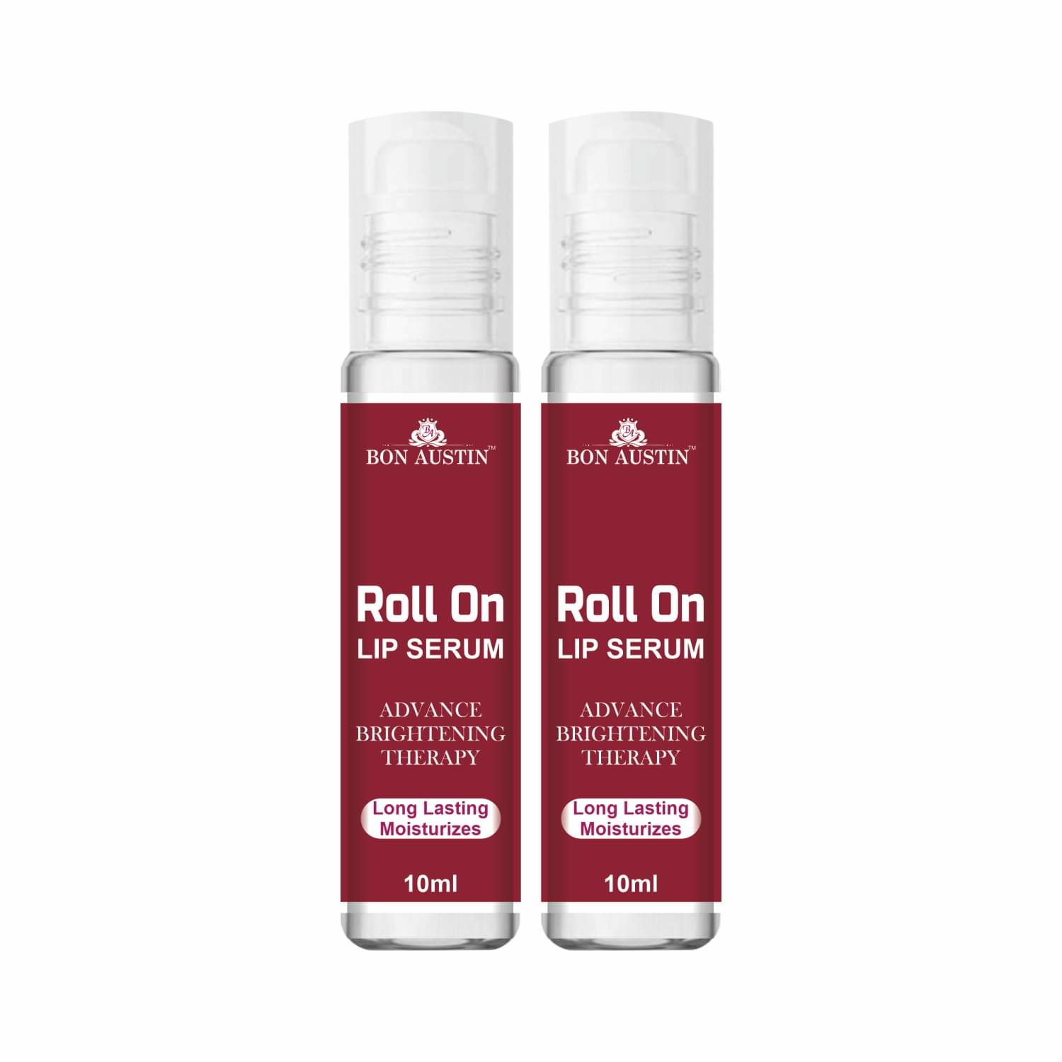     			Park Daniel Roll On Lip Serum Nourishment Lip Gloss Stick Pink Pink SPF 15 Pack of 2 20 mL