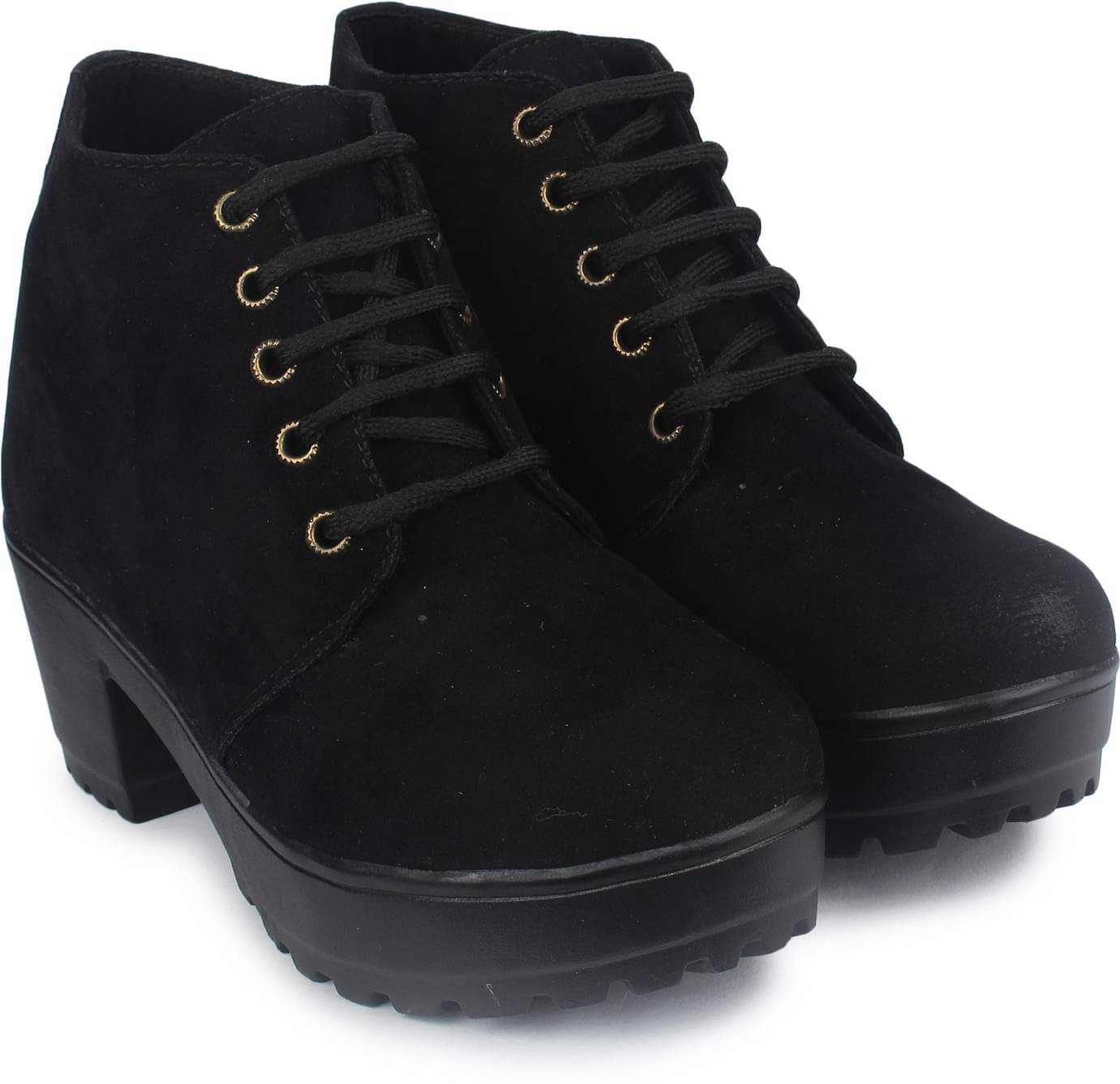    			Shoetopia Black Knee Length Casual Boots