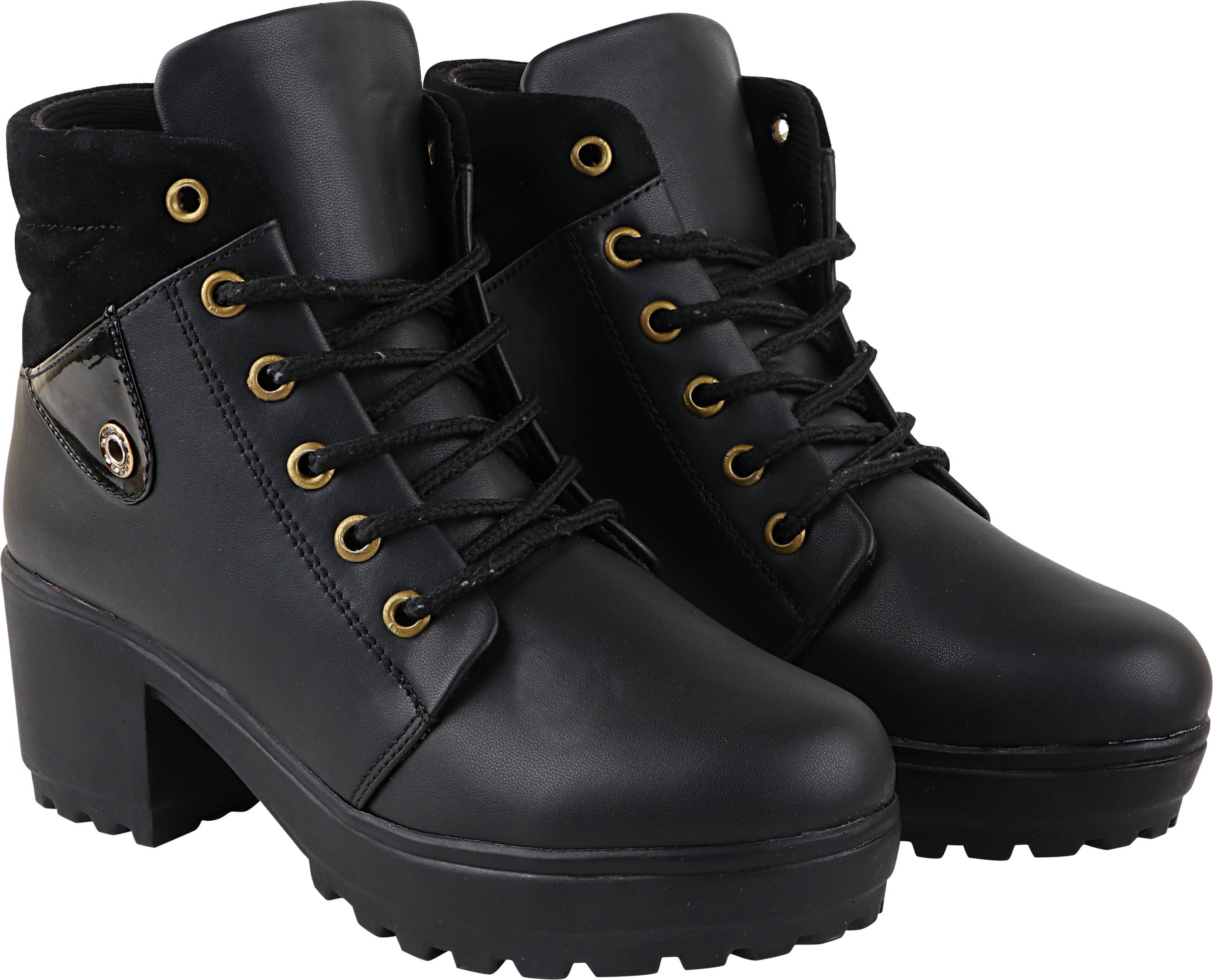     			Shoetopia Black Knee Length Casual Boots
