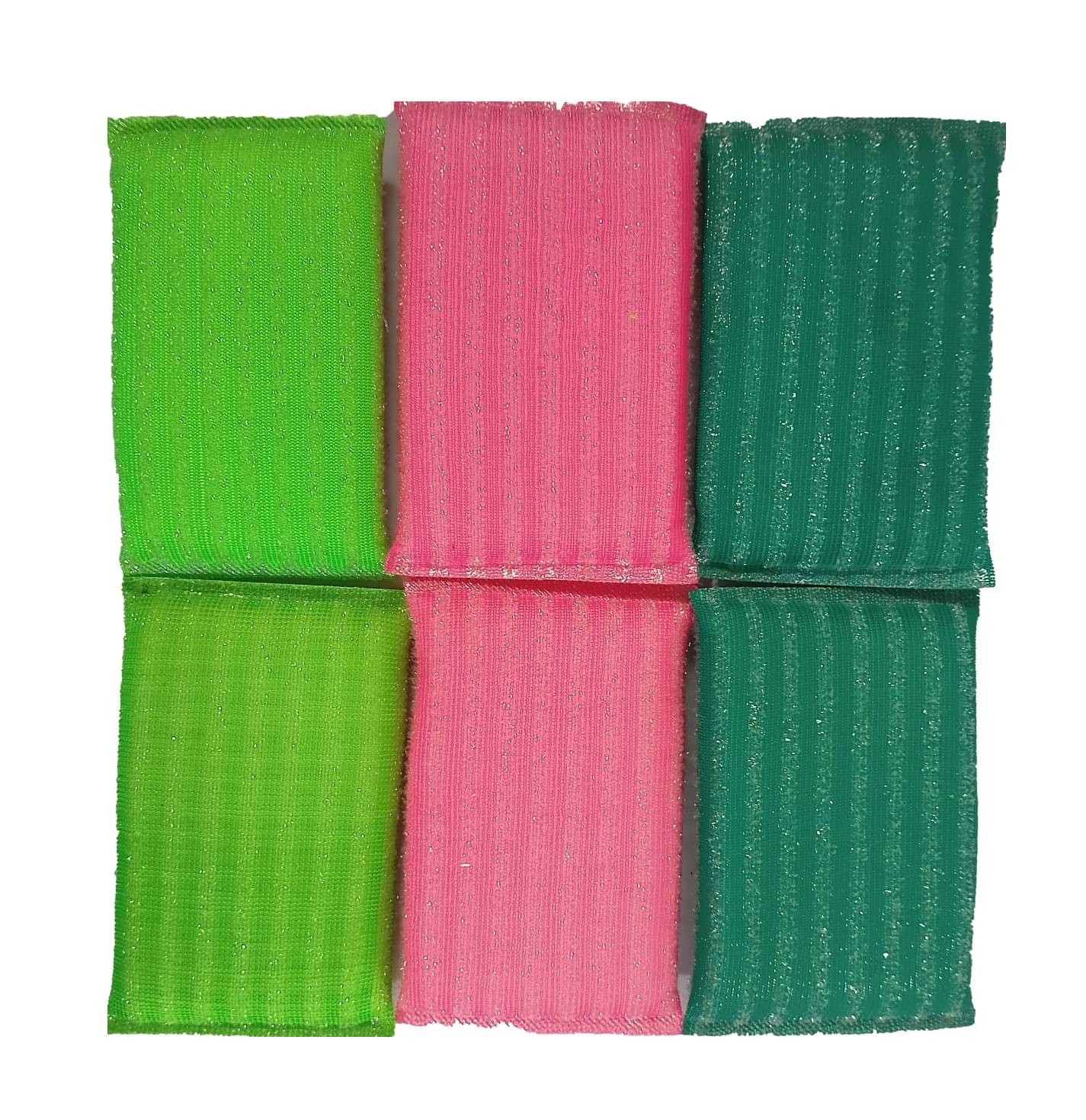Dish Wash Sponge Pack of 6, Multi-Use, Non-Scratch Scrubber, Heavy Duty Scrub for Dishwashing, Kitchen Sponge for Hard Surface Tools Dish Wash Sponge Pack of 6, Multi-Use, Non-Scratch Scrubber, Heavy Duty Scrub for Dishwashing, Kitchen Sponge for Hard Surface Tools