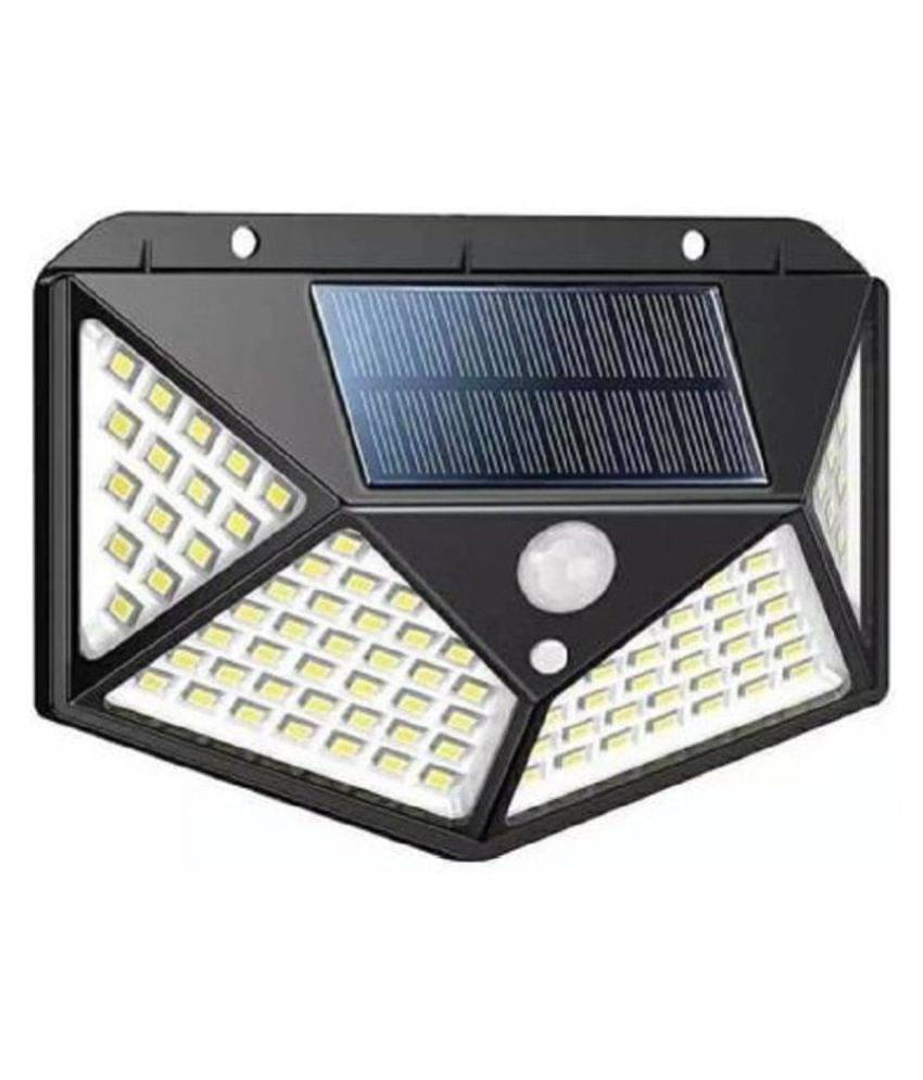     			Sky Line -100 LED Solar light Bright Outdoor Security Lights with Motion Sensor Wireless Waterproof Night Spotlight