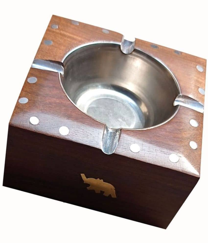 Wooden Ash Tray - Cookware | Buy online on ZillyBuy