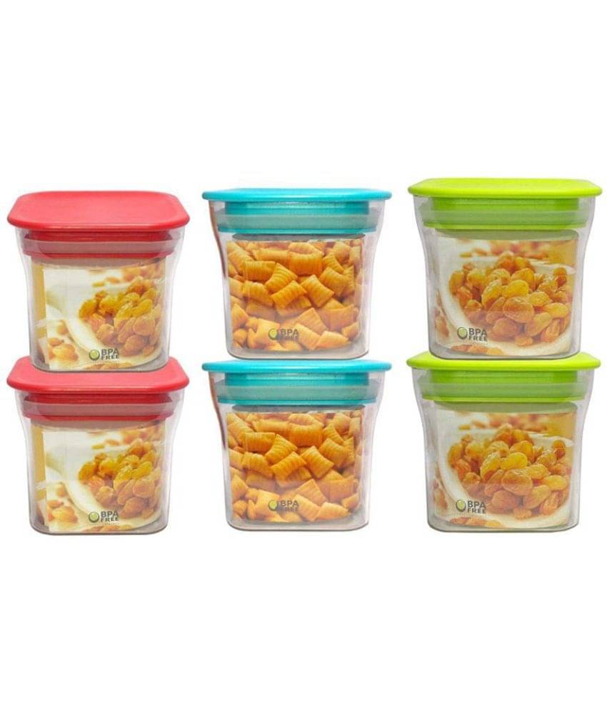     			Analog Kitchenware Dal, Pasta, Grocery Plastic Food Container Set of 6 550 mL