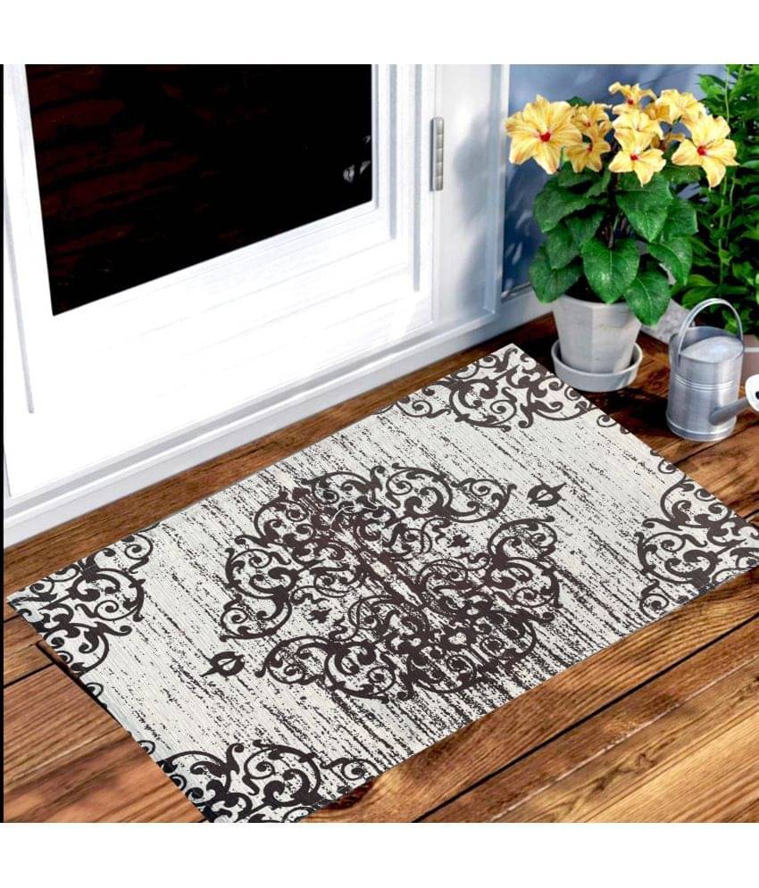 BELLA TRUE - Anti-skid Jute Door Mat ( 60 X 40 cm ) Single - Gray BELLA TRUE - Anti-skid Jute Door Mat ( 60 X 40 cm ) Single - Gray