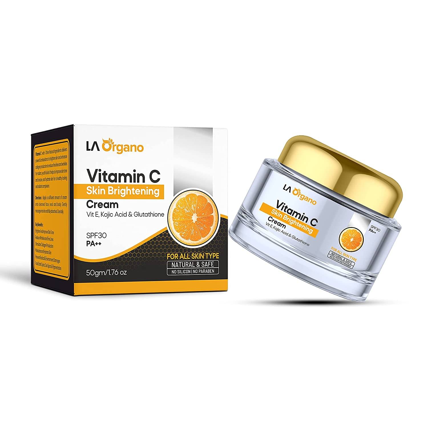LA ORGANO Vitamin C Face Brightening Day Cream 50 gm     			LA ORGANO Vitamin C Face Brightening Day Cream 50 gm