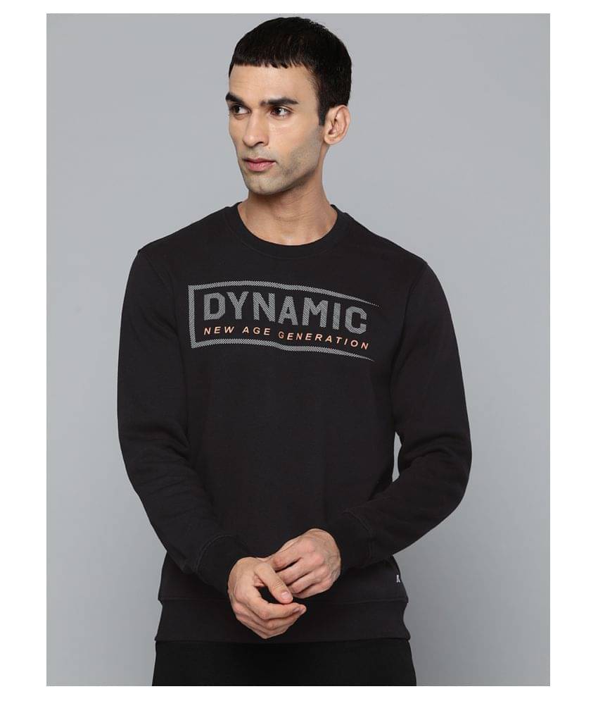     			Alcis Black Sweatshirt Pack of 1