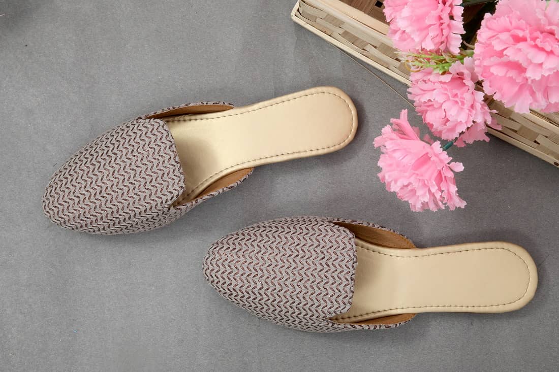 Anjaneya Creations - Brown Women's Mules - Ethnic Shoes | Buy online on ZillyBuy
