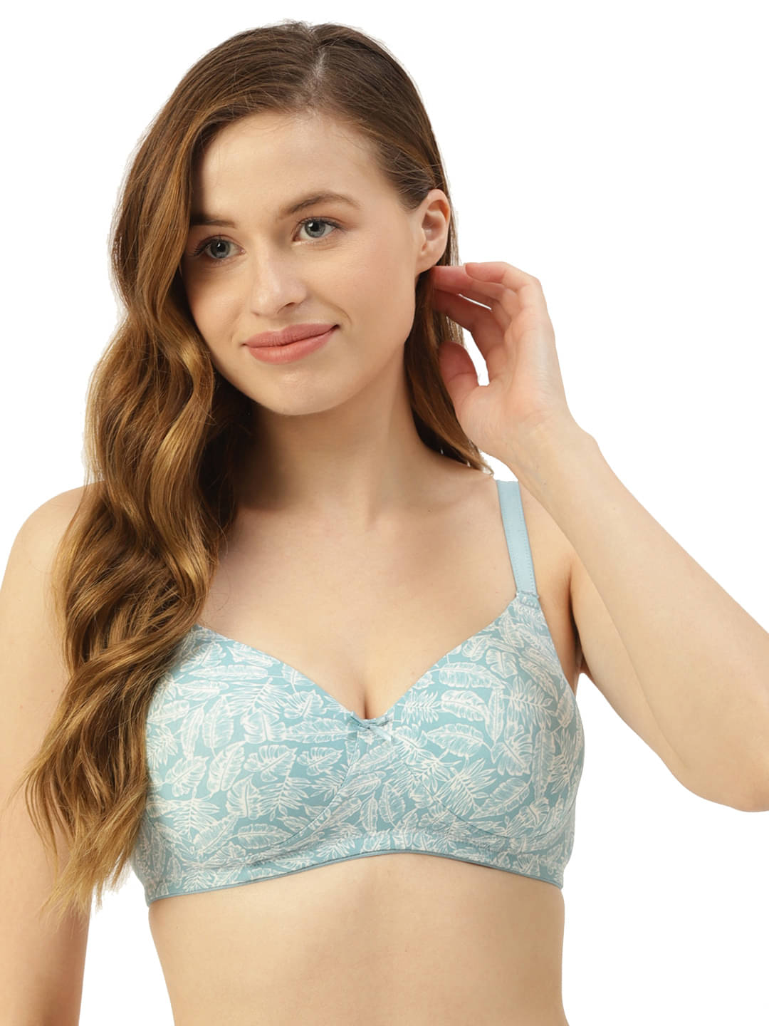 Leading Lady Pack of 1 Cotton Lightly Padded T-Shirt Bra For Women ( Blue ) Leading Lady Pack of 1 Cotton Lightly Padded T-Shirt Bra For Women ( Blue )