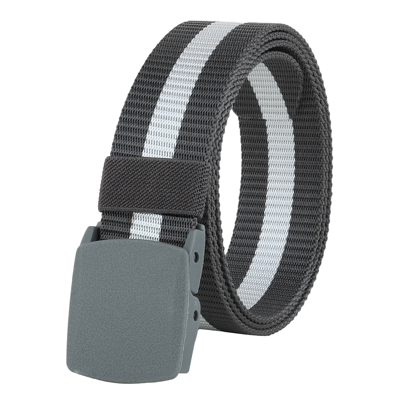     			Loopa Gray Nylon Casual Belt Pack of 1