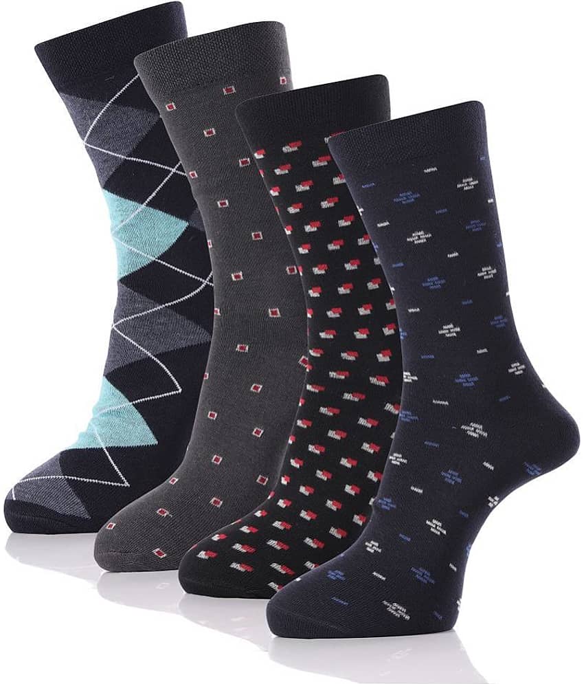 RC. ROYAL CLASS Cotton Full Length Socks Pack of 4 - Socks | Buy online on ZillyBuy