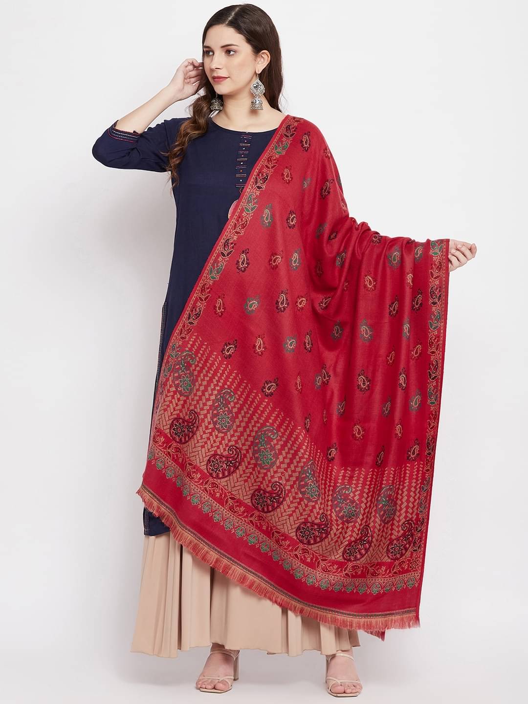 VERO AMORE Pink Shawl - Single     			VERO AMORE Pink Shawl - Single