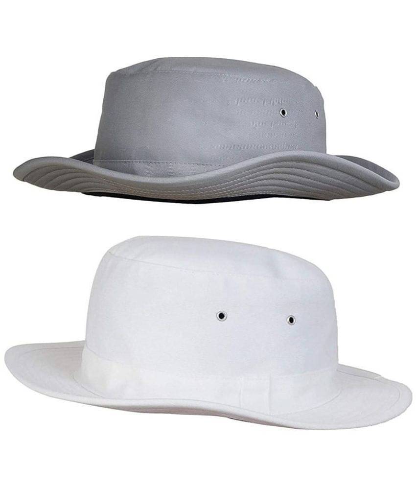     			Zacharias Gray Plain Cotton Hats