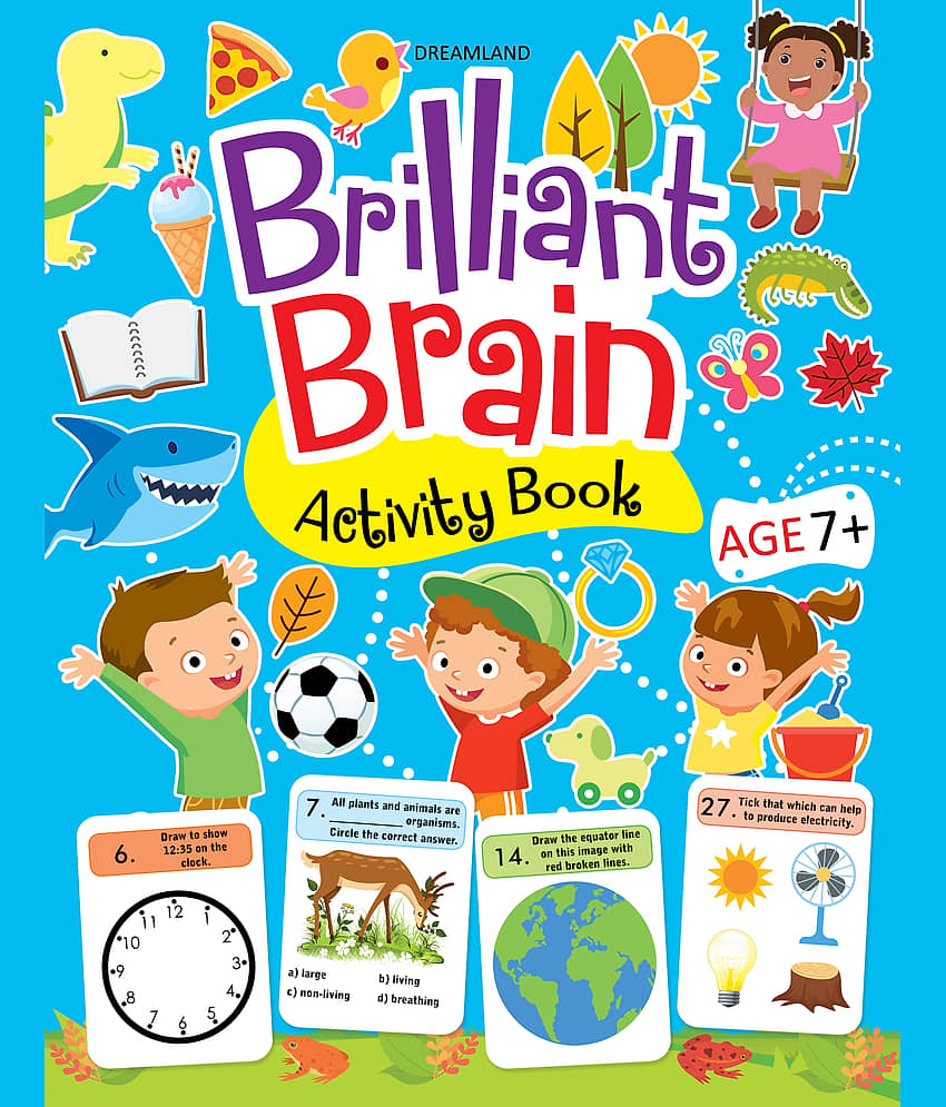 Brilliant Brain Activity Book 7+ - Interactive & Activity - Stationery | Buy online on ZillyBuy