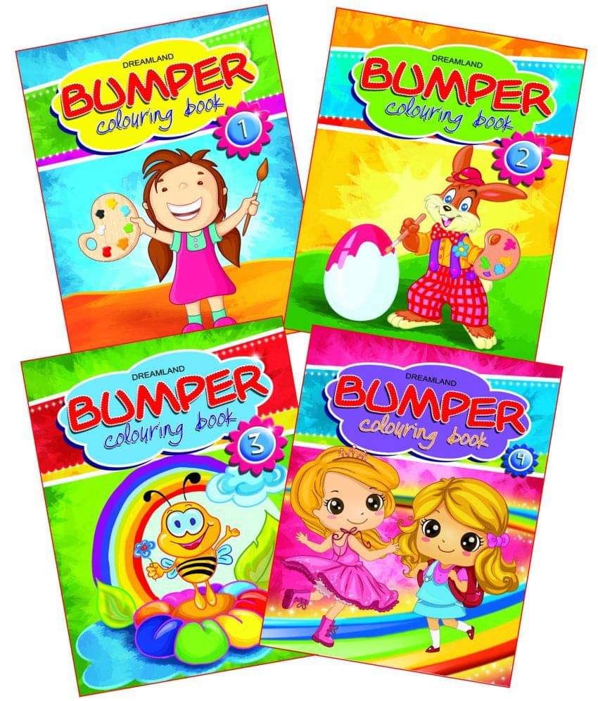 Bumper Colouring Books - (4 Titles) - Drawing, Painting & Colouring Bumper Colouring Books - (4 Titles) - Drawing, Painting & Colouring