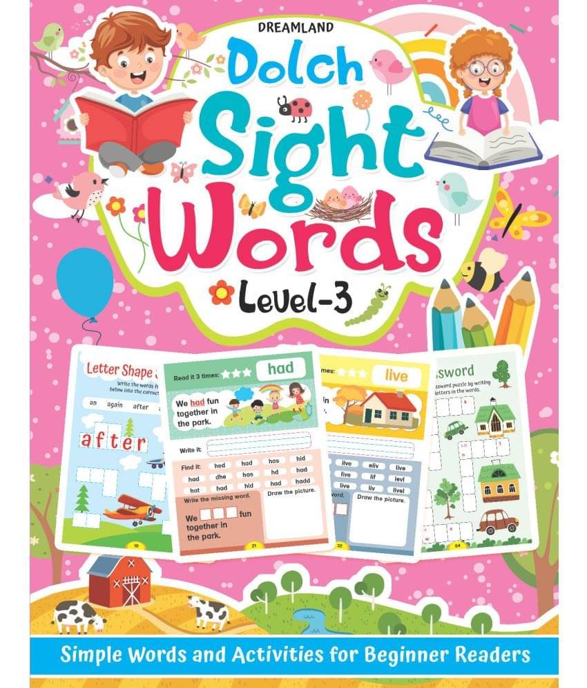 Dolch Sight Words Level 3- Simple Words and Activities for Beginner Readers - Early Learning Dolch Sight Words Level 3- Simple Words and Activities for Beginner Readers - Early Learning