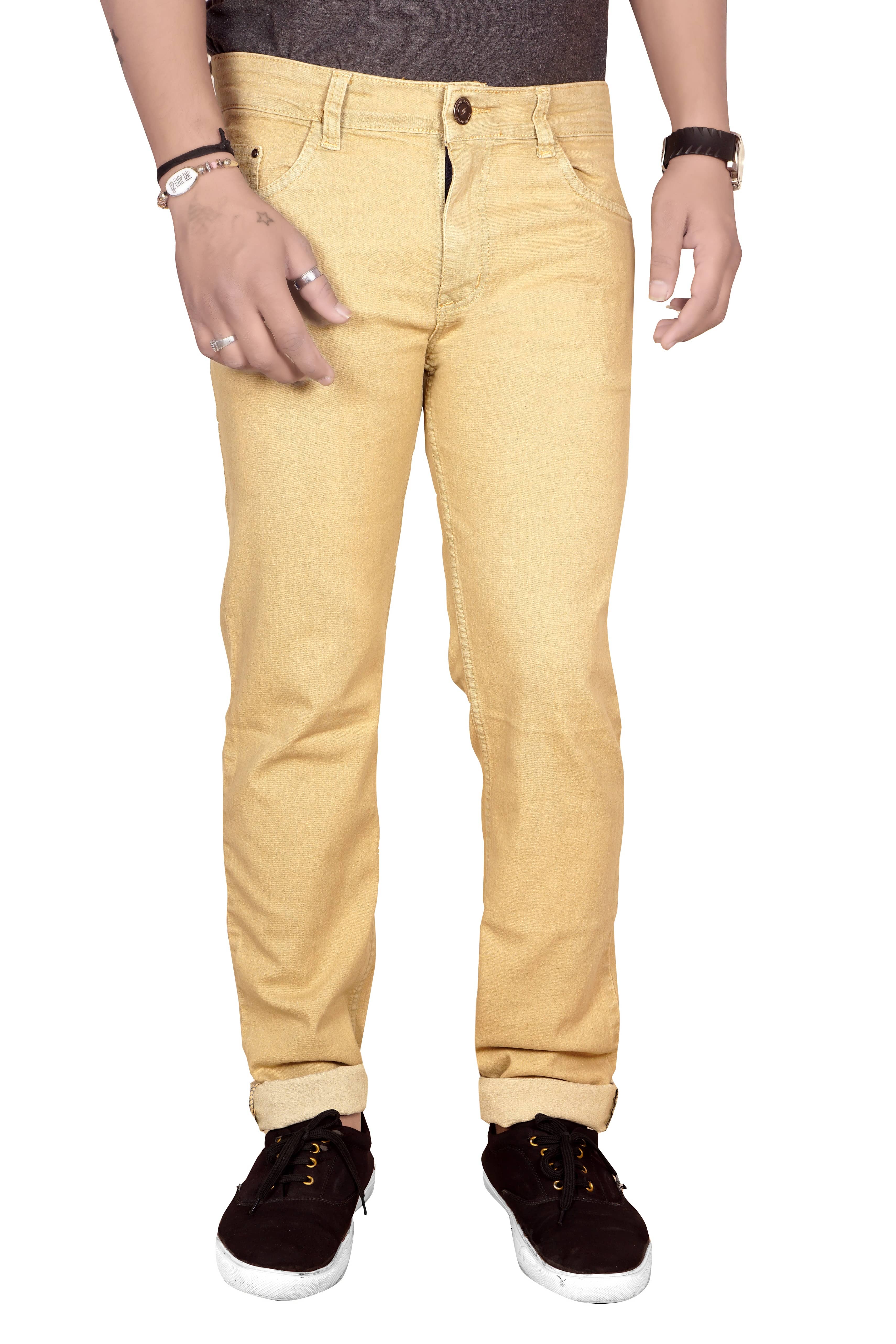JB JUST BLACK Khaki Regular Fit Jeans - Jeans | Buy online on ZillyBuy