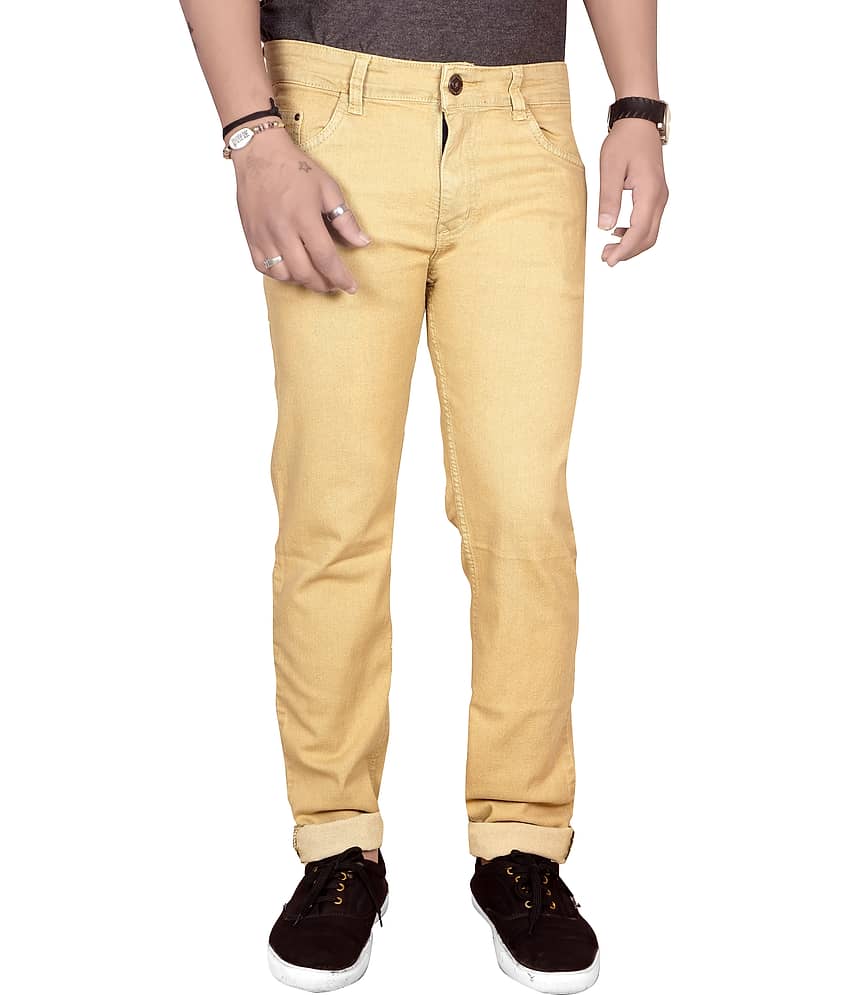 JB JUST BLACK Khaki Regular Fit Jeans - Jeans | Buy online on ZillyBuy