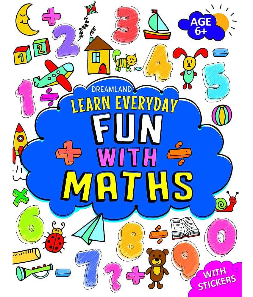 Learn Everyday Fun with Maths - Age 6+ - Interactive & Activity - Stationery | Buy online on ZillyBuy