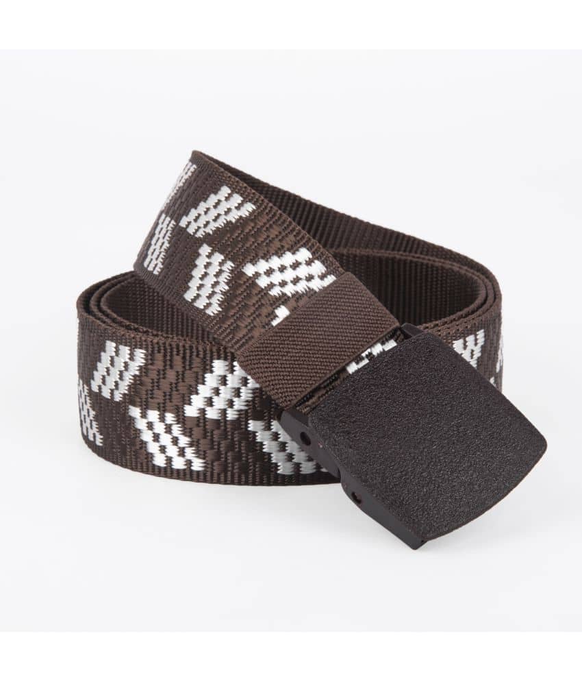 Loopa Brown Nylon Casual Belt Pack of 1