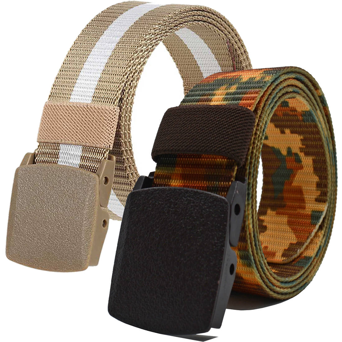     			Loopa Multi PU Casual Belt Pack of 2