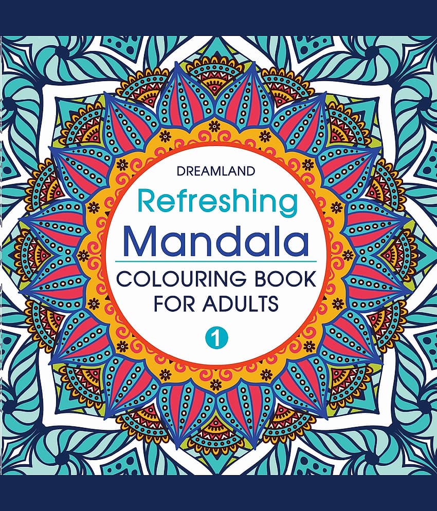 Refreshing Mandala- Colouring Book for Adults Book 1 - Colouring Books for Peace and Relaxation - Stationery | Buy online on ZillyBuy