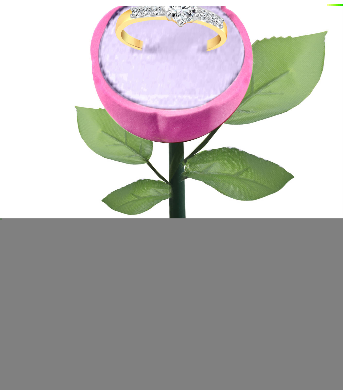     			Vighnaharta Engage Solitaire CZ Gold- Plated Alloy Ring With PROSE Ring Box for Women and Girls - [VFJ1225ROSE-PINK-G8]