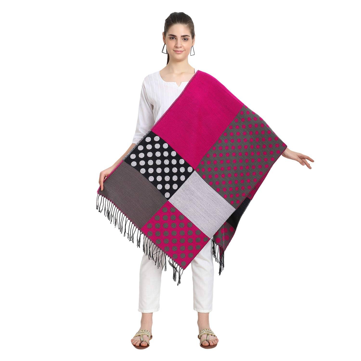 Zacharias Pink Shawl - Single     			Zacharias Pink Shawl - Single