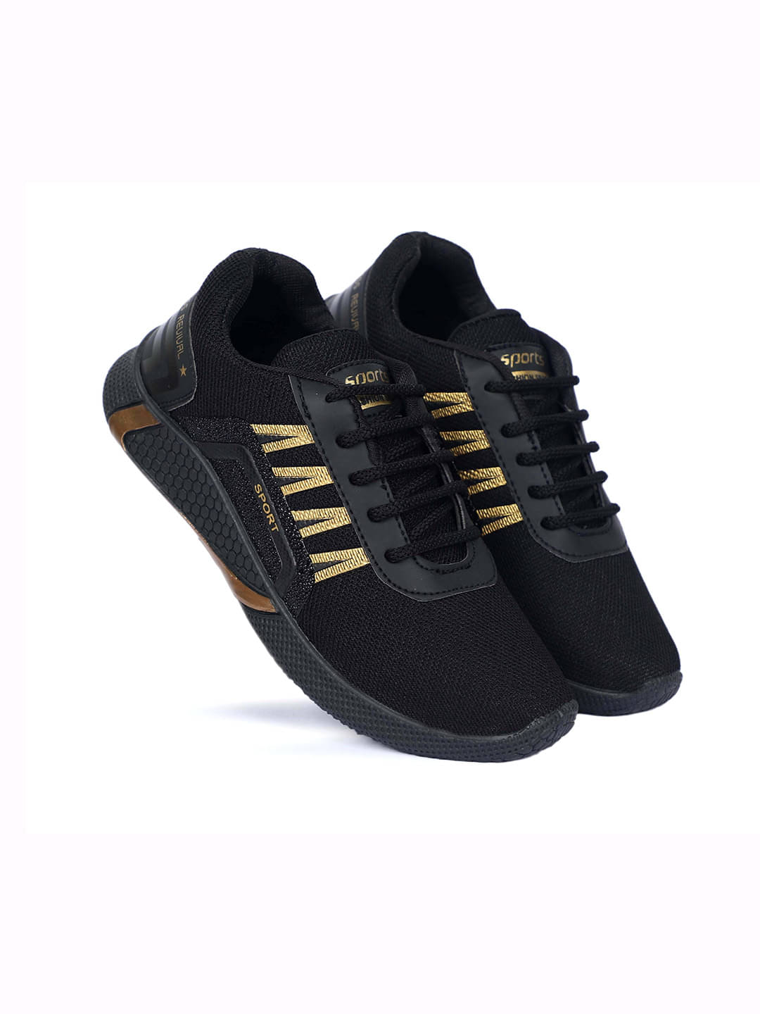     			Aadi Men's Black Running Shoes