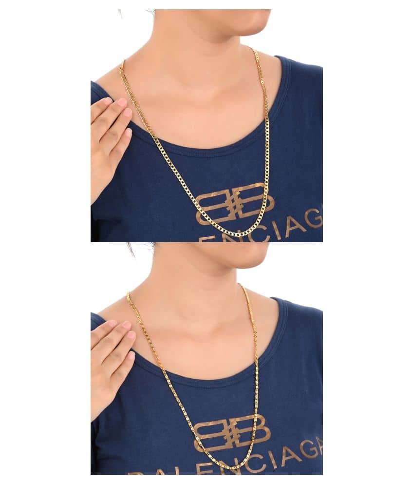AanyaCentric Gold Plated Fashion Chain Necklace