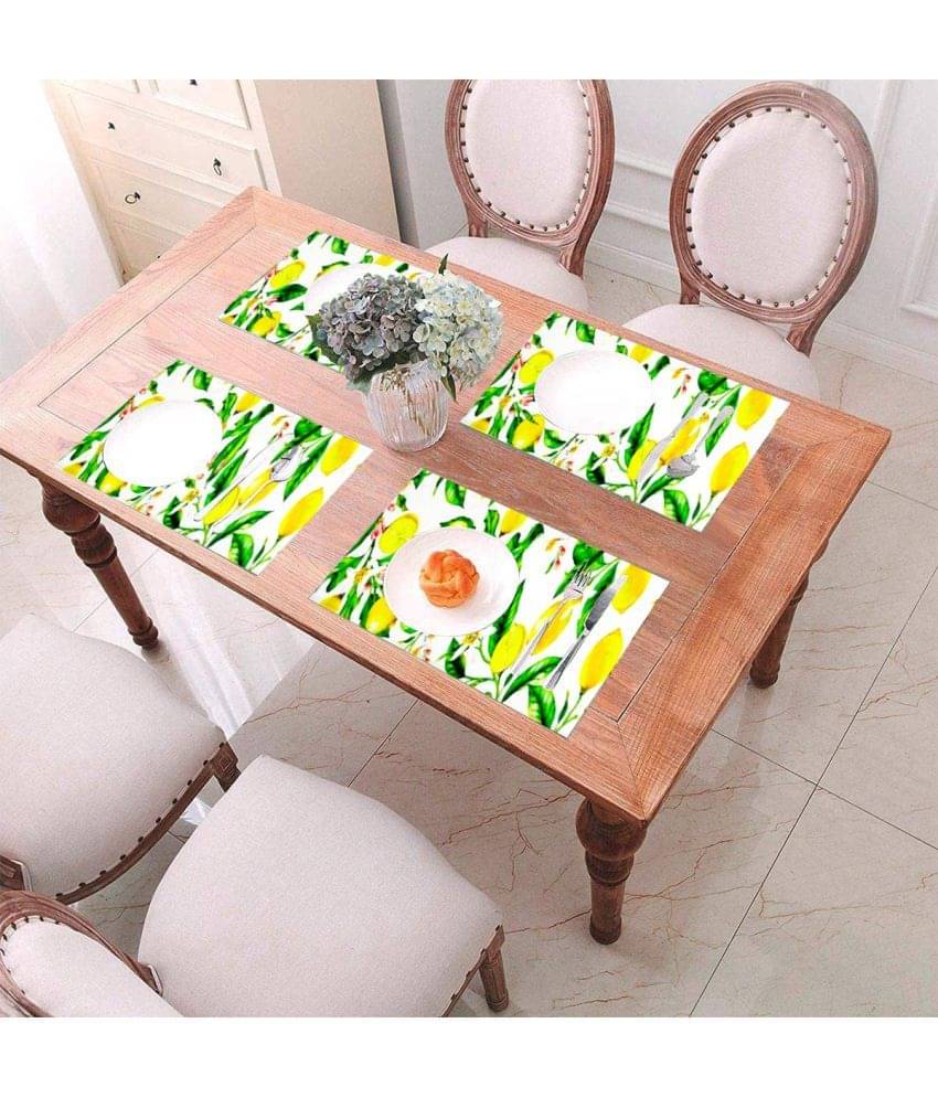 Aazeem Set of 4 Velvet Table Mats Aazeem Set of 4 Velvet Table Mats