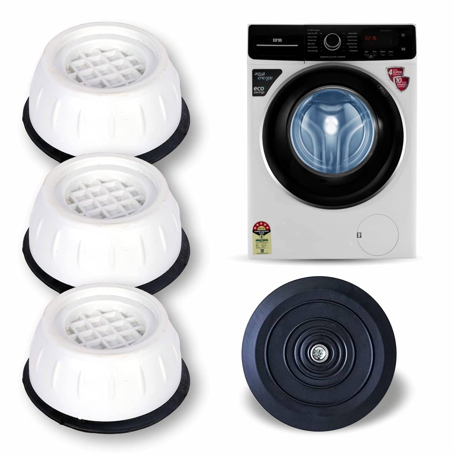 Arni - Grey Washing Machine Accessories