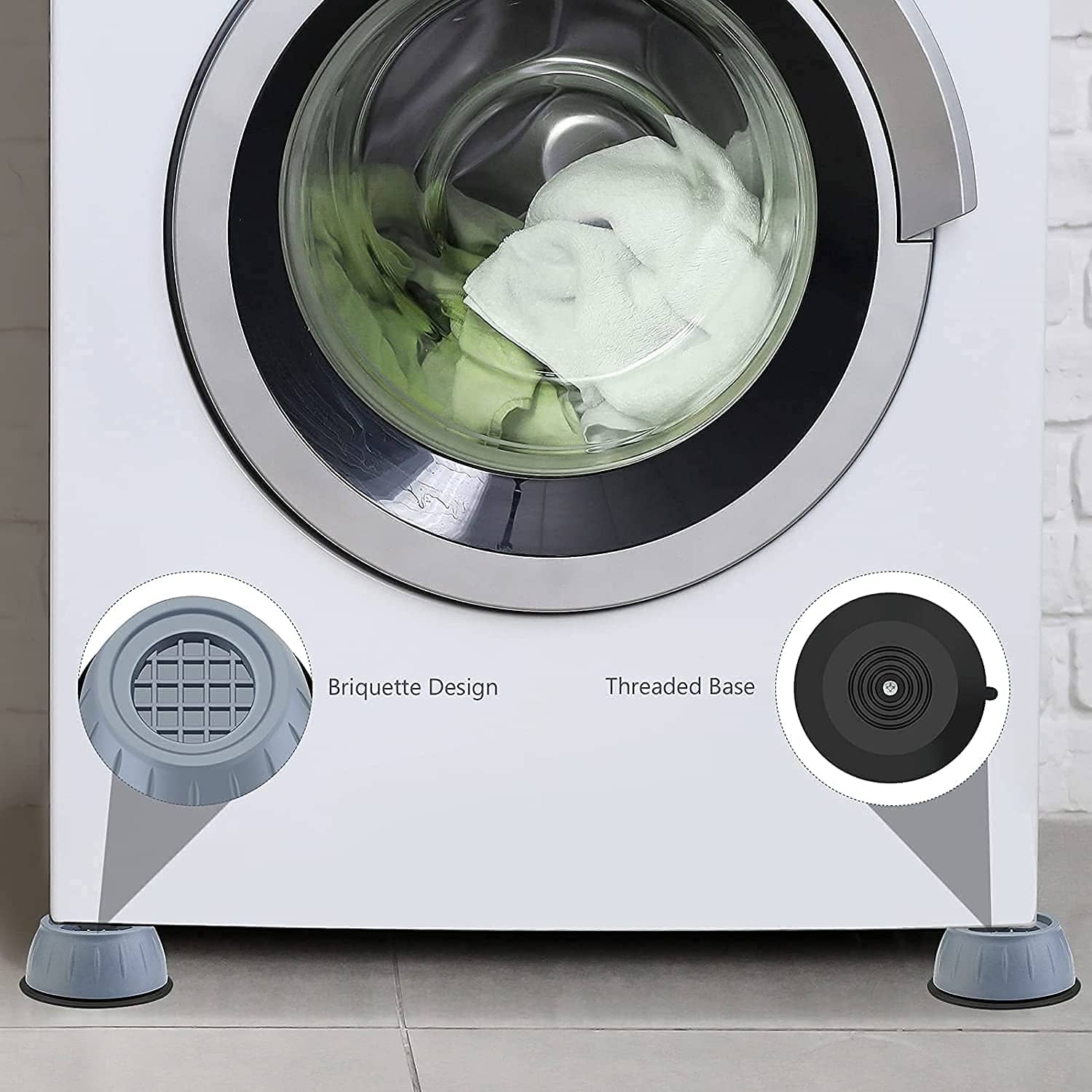 Arni - Grey Washing Machine Accessories