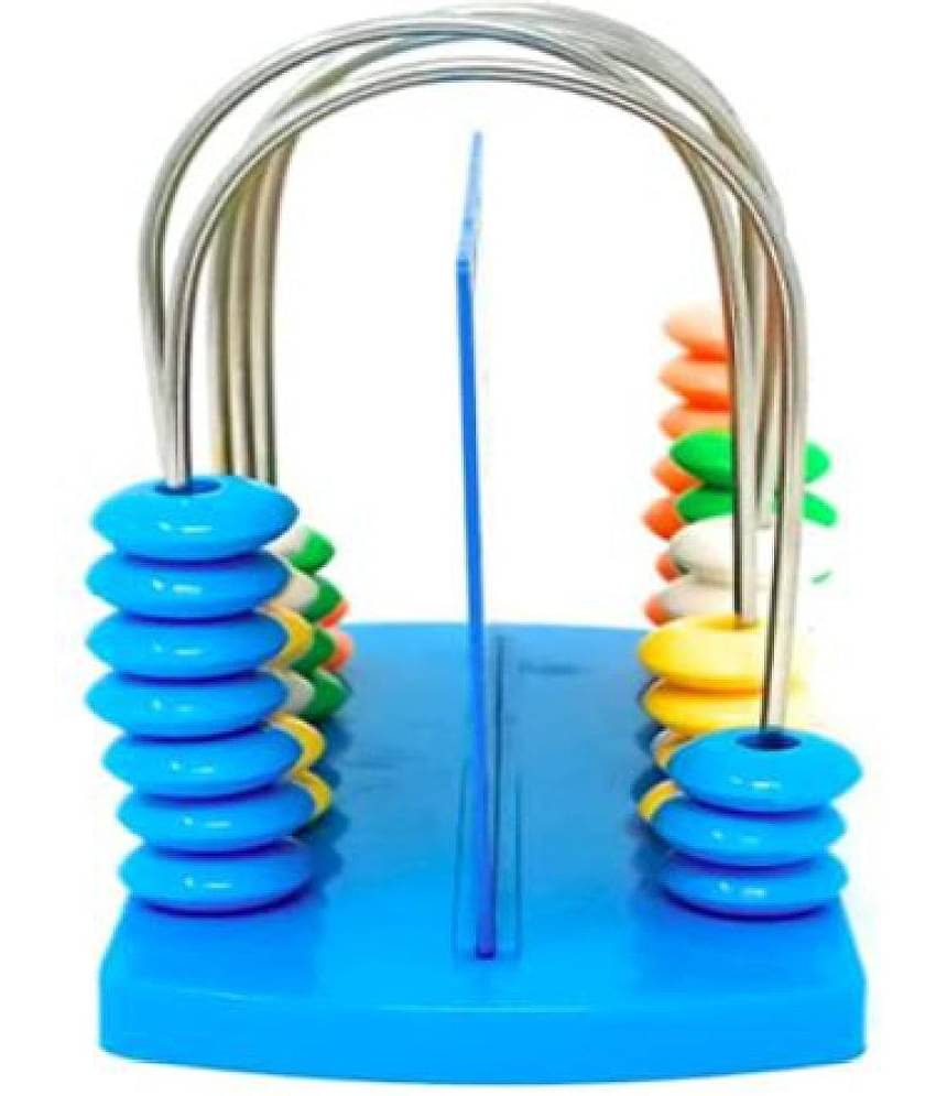 Tzoo Educational Abacus Junior for Kids to Count, add & Subtract with Colourful Beads, Calculation Shelf, Maths Learning Early Educational Kit Toy