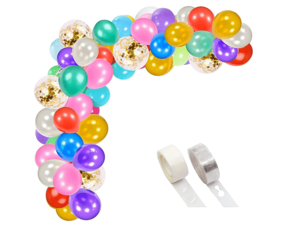     			Blooms Event Balloon Arch Decoration Kit 112 Pcs (METALLIC MIX)