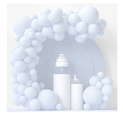 Blooms EventPastel Blue Balloons Latex Party Balloons (Pack Of 50pc) Blooms EventPastel Blue Balloons Latex Party Balloons (Pack Of 50pc)