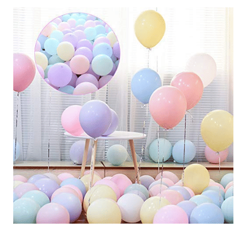     			Blooms EventPastel Multi color   Balloons Latex Party Balloons (Pack Of 50pc)