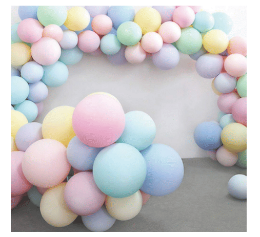     			Blooms EventPastel Multi color   Balloons Latex Party Balloons (Pack Of 100pc)