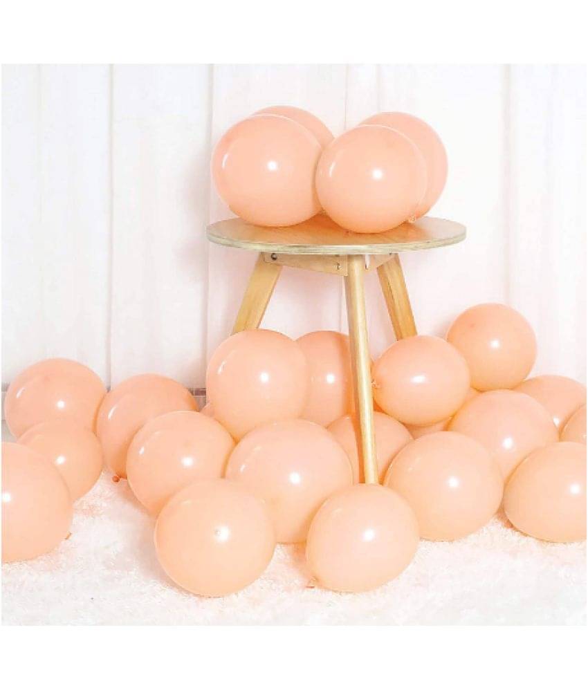     			Blooms EventPastel Orange    Balloons Latex Party Balloons (Pack Of 50pc)