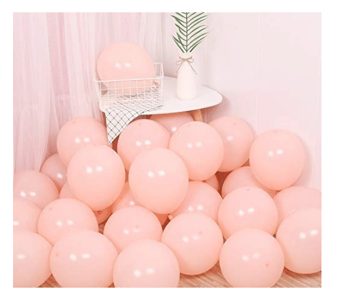     			Blooms EventPastel Peach Balloons Latex Party Balloons (Pack Of 100pc)