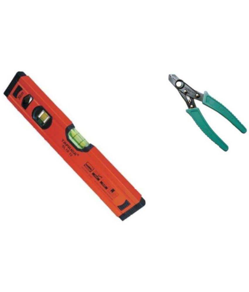 Taparia 2 Hand Tool Combo (Magnetic Spirt Level 300Mm/Wire Stripper (Ws06))