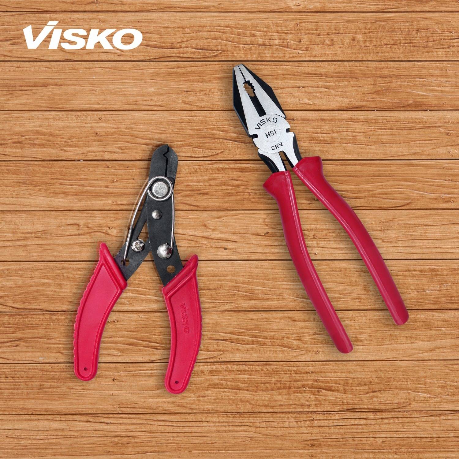     			Visko Tools 812 Home Tools Kit With 6-Inch Wire Cutter And 8-Inch CRV Plier (Code 239 & 259)